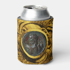 アンティークローマンブロンズメダリオン金ゴールドグリフィン 缶クーラー