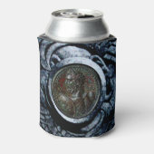 アンティークローマンブロンズメダリオン、シルバーグリフィン 缶クーラー (缶裏面)