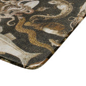 アンティークローマンモザイクポンペイシーライフストーンモザイク カッティングボード (角)