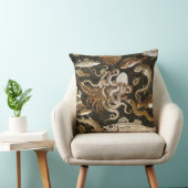 アンティークローマンモザイクポンペイシーライフストーンモザイク クッション (椅子)