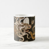 アンティークローマンモザイクポンペイシーライフストーンモザイク コーヒーマグカップ (中央)