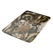 アンティークローマンモザイクポンペイシーライフストーンモザイク バスマット (アングル)