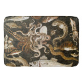 アンティークローマンモザイクポンペイシーライフストーンモザイク バスマット (正面)