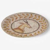 アンティークローマンモザイク ペーパープレート (アングル)