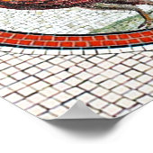 アンティークローマンモザイク ポスター (角)