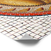 アンティークローマンモザイク ポスター (角)