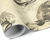 アンティークローマンモザイク ラッピングペーパー (ロールコーナー)