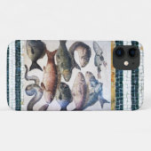 アンティークローマンモザイク、魚、海シーライフシーン Case-Mate iPhoneケース (裏面(横))