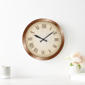 アンティークローマ数字ウォールクロック ラージ壁時計 (ホーム)