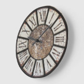 アンティークローマ数字キッチンウォール ラージ壁時計 (傾斜)