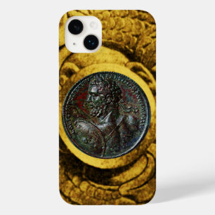 アンティークローマ青銅メダリオンと金ゴールドグリフィン Case-Mate iPhone 14 PLUSケース