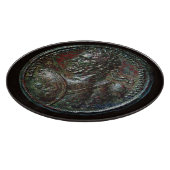 アンティークローマ青銅メダリオンセプティムス カッティングボード (角)