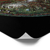 アンティークローマ青銅メダリオンセプティムス ポスター (角)