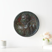 アンティークローマ青銅メダリオン皇帝セウェルス ラージ壁時計 (ホーム)