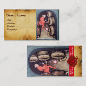 アンティークワインセラーのモノグラム 名刺 (正面/裏面)