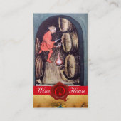 アンティークワインセラーのモノグラム 名刺 (裏面)