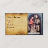 アンティークワインセラーのモノグラム 名刺 (正面)