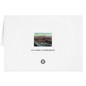 アンティークワシントンDCとポトマック川の地図 (裏面横)