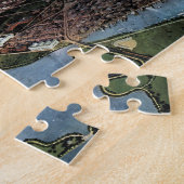 アンティークワシントンDCとポトマック川の地図 ジグソーパズル (側面)