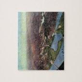 アンティークワシントンDCとポトマック川の地図 ジグソーパズル (縦)