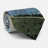 アンティークワシントンDCとポトマック川の地図 ネクタイ (ロール)