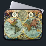 アンティークワールドマップアートラップトップスリーブ ラップトップスリーブ<br><div class="desc">, </div>