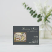 アンティークワールドマップザアメリカバイアブラハム・オルテリウス 名刺 (スタンド正面)