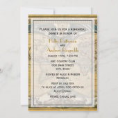 アンティークワールドマップホワイトBG VリハーサルDin 招待状 (裏面)