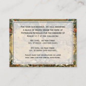 アンティークワールドマップ動揺してBG宿泊施設 エンクロージャーカード (裏面)