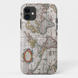 アンティークワールドマップiPhoneケース iPhone 11 ケース