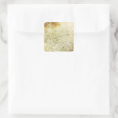 アンティークヴィンテージのパーチメントシールの手書き入力 スクエアシール (バッグ)