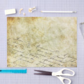 アンティークヴィンテージの手書き入力 薄葉紙 (クラフト)