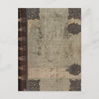 アンティークヴィンテージの表紙(金属製の蝶番付き) ポストカード