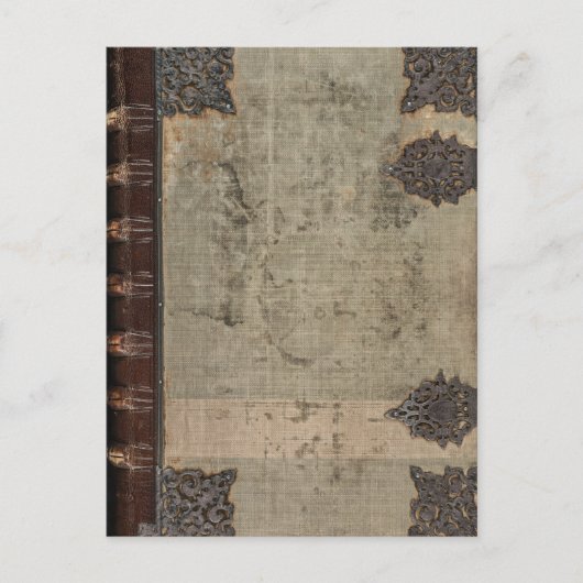 アンティークヴィンテージの表紙(金属製の蝶番付き) ポストカード (正面)