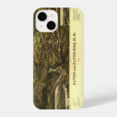 アンティークヴィンテージアルトン&アルトンベイNH 1888 iPhoneケース (裏面)