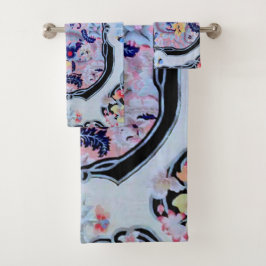 アンティークヴィンテージアールデコフローラ バスタオルセット