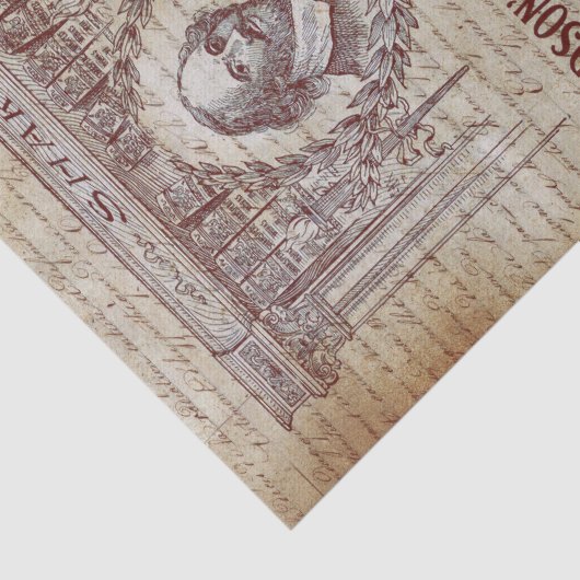 アンティークヴィンテージエフェメラシェイクスピア手書き 薄葉紙 (詳細)