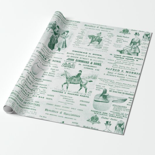 アンティークヴィンテージエフエマレディエクストランads ラッピングペーパー (アンロールド)