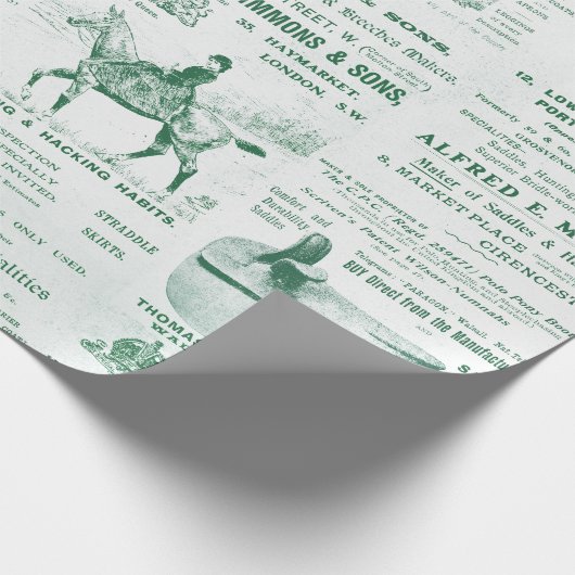 アンティークヴィンテージエフエマレディエクストランads ラッピングペーパー (角)