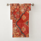 アンティークヴィンテージオリエンタルダウリーキリムラグ バスタオルセット (インサイチュ)