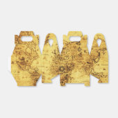 アンティークヴィンテージオールド金ゴールドワールドマップVII フェイバーボックス (折り畳みなし)