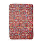 アンティークヴィンテージカラフルオリエンタルダリールラグ バスマット (正面縦)