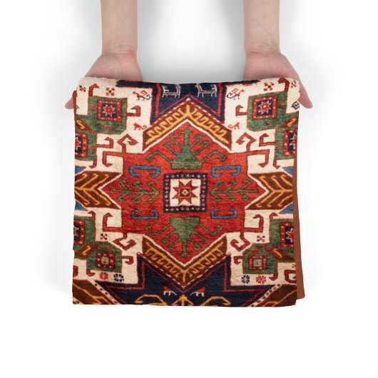 アンティークヴィンテージカラフルオリエンタルラグ風呂 バスタオルセット