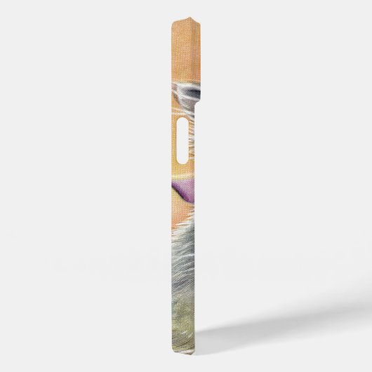 アンティークヴィンテージキャットコケットかわいい子猫バラ Case-Mate iPhoneケース (裏面 / 右)