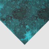 アンティークヴィンテージダークティール（緑がかった色）ビクトリアンパターン 薄葉紙 (詳細)