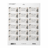 アンティークヴィンテージバラ住所 シール (フルシート)