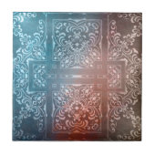 アンティークヴィンテージバロック華美クラシックパターン タイル (正面)