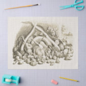 アンティークヴィンテージパンプキンスカッシュベージュ 薄葉紙 (クラフト)