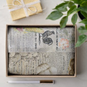 アンティークヴィンテージファームアニマルエフエメラベージュ 薄葉紙 (ギフト)