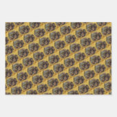 アンティークヴィンテージファームトラクター ラッピングペーパーシート (正面3)